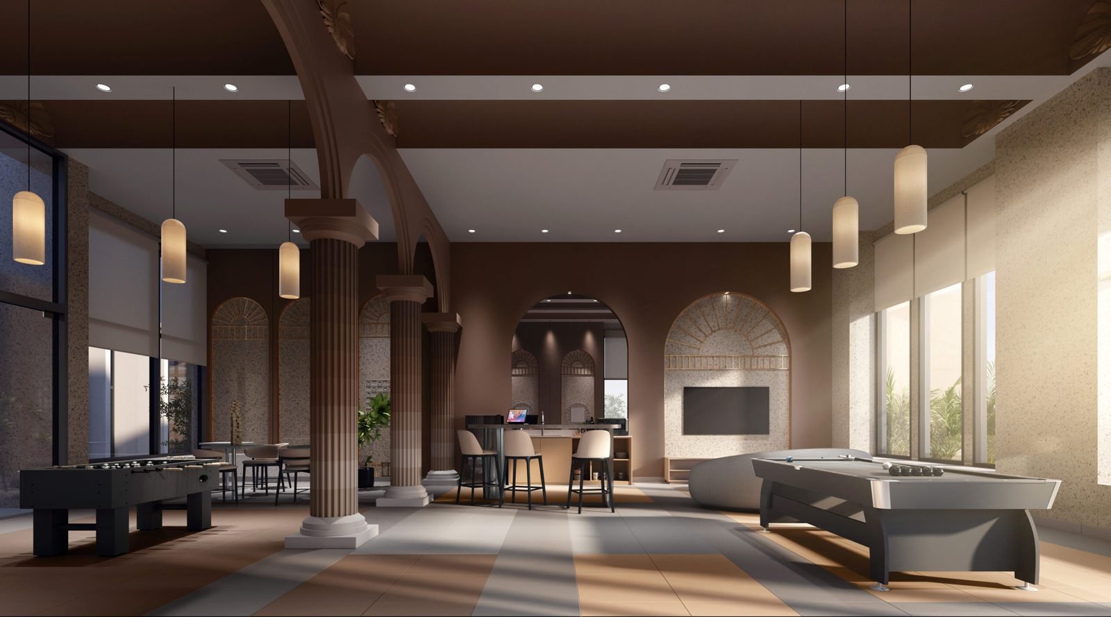 The Aldenz @ Kepong — Games room, artist’s impression