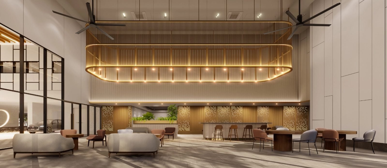 The Asteriaz @ Kebun Teh — Lobby lounge, artist’s impression