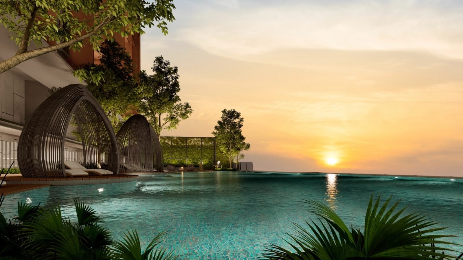 The Asteriaz @ Kebun Teh — Infinity pool, artist’s impression