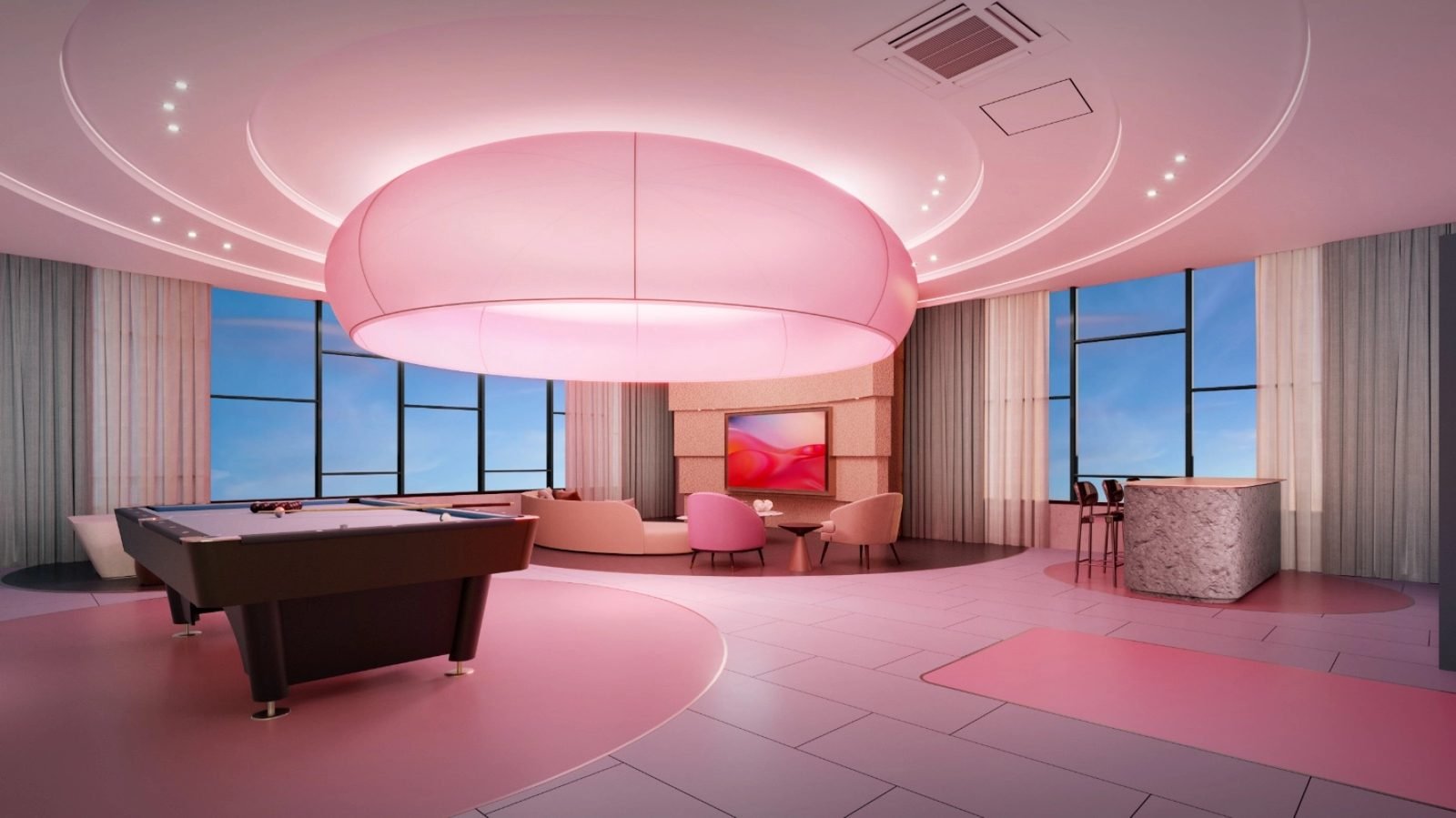 The Asteriaz @ Kebun Teh — Games room, artist’s impression