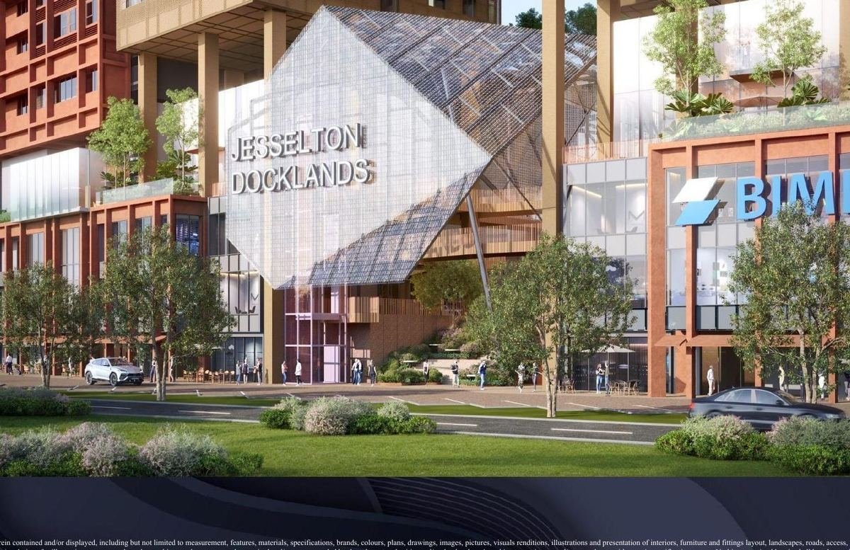 The Bedrock @ Jesselton Docklands — Entrance, artist’s impression