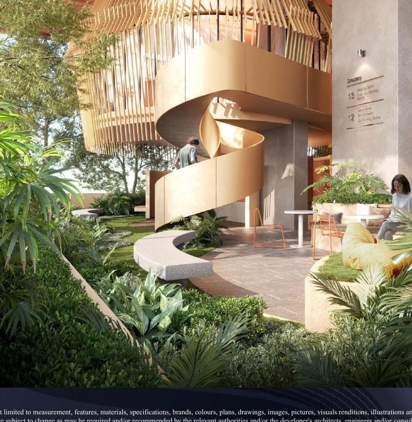 The Bedrock @ Jesselton Docklands — Pocket garden, artist’s impression