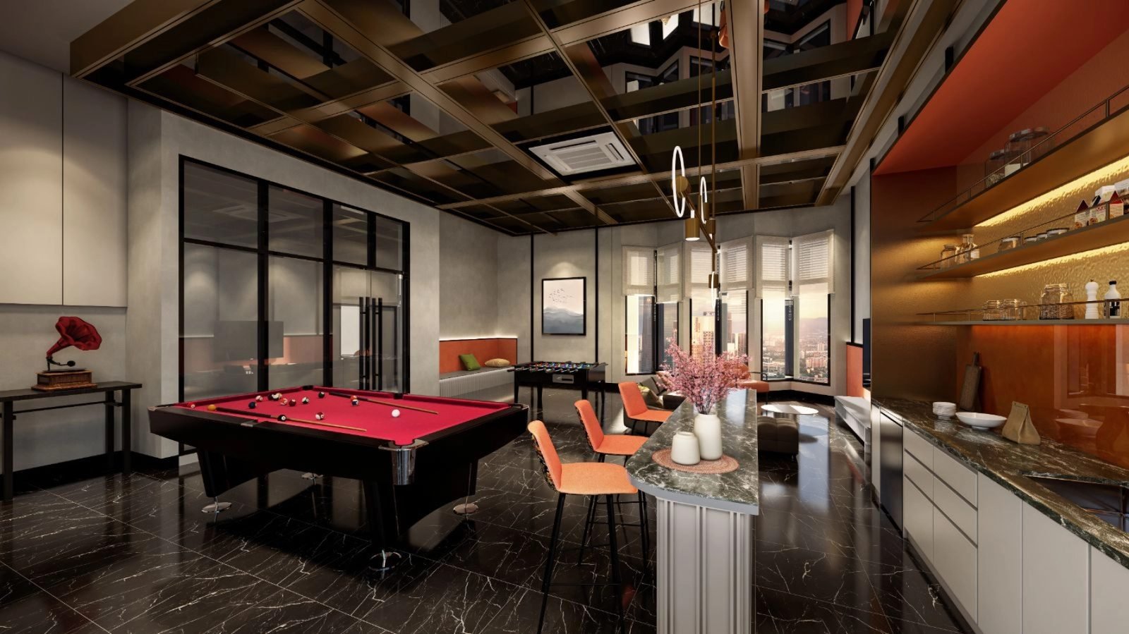 Branniganz Suites @ Bukit Bintang — Games room, artist’s impression