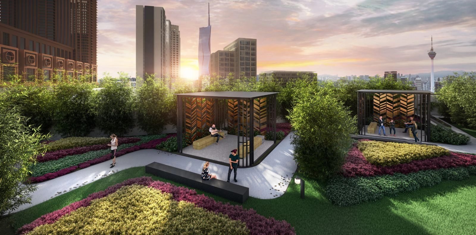 Branniganz Suites @ Bukit Bintang — Sky garden, artist’s impression