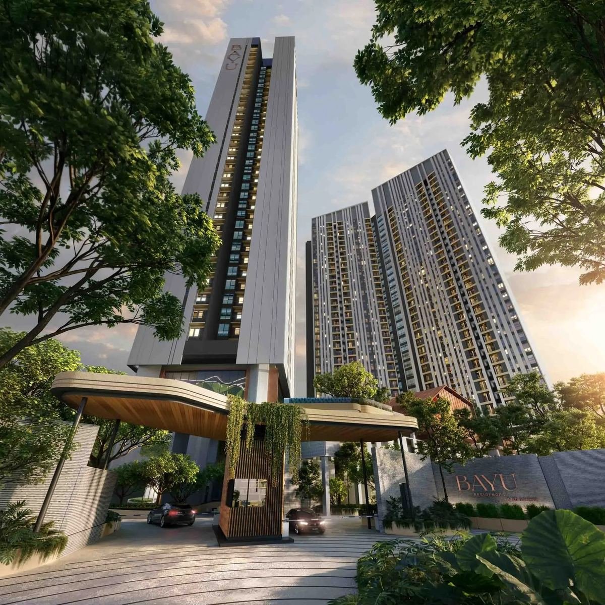 Bayu Damai Residence — Grand entrance, artist’s impression