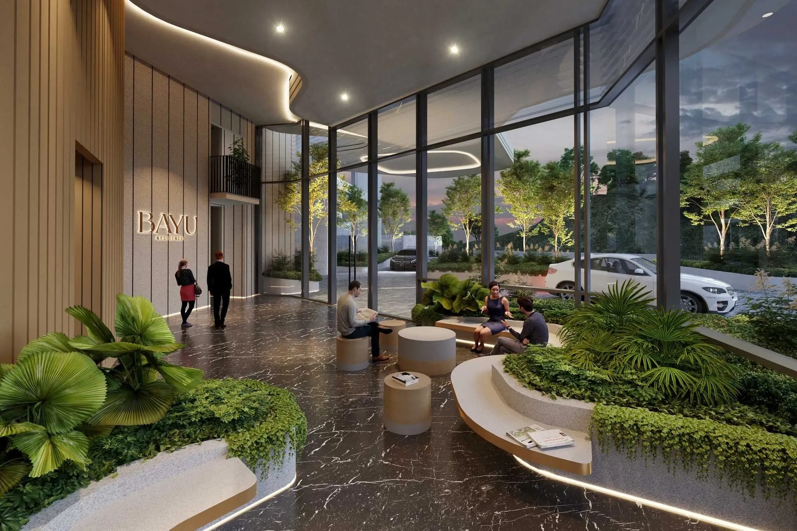 Bayu Damai Residence — Lobby, artist’s impression