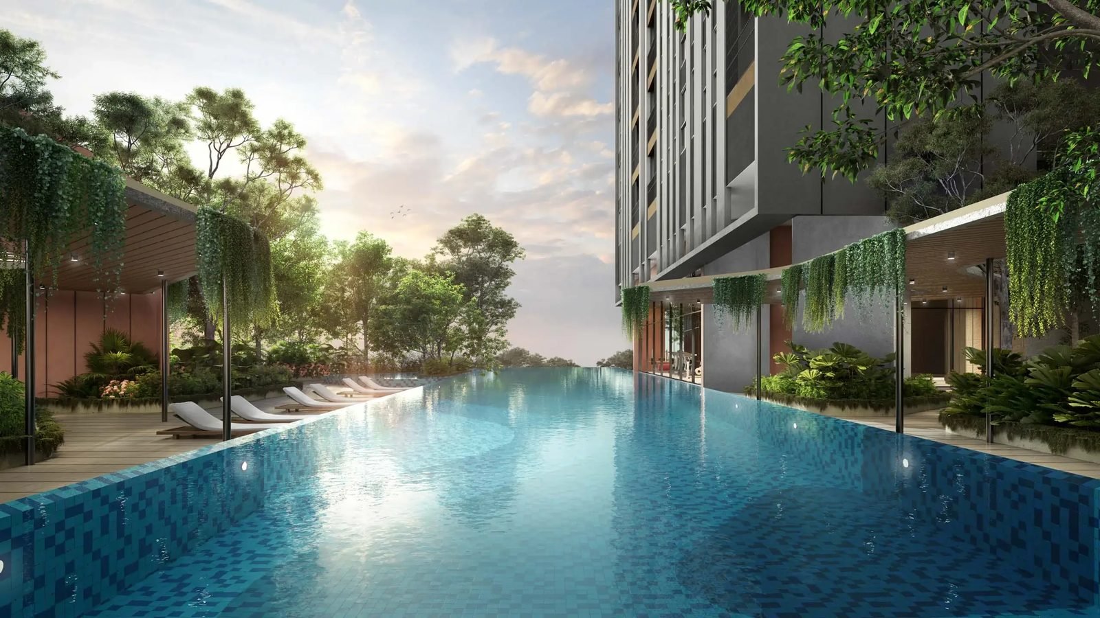 Bayu Damai Residence — Infinity pool, artist’s impression