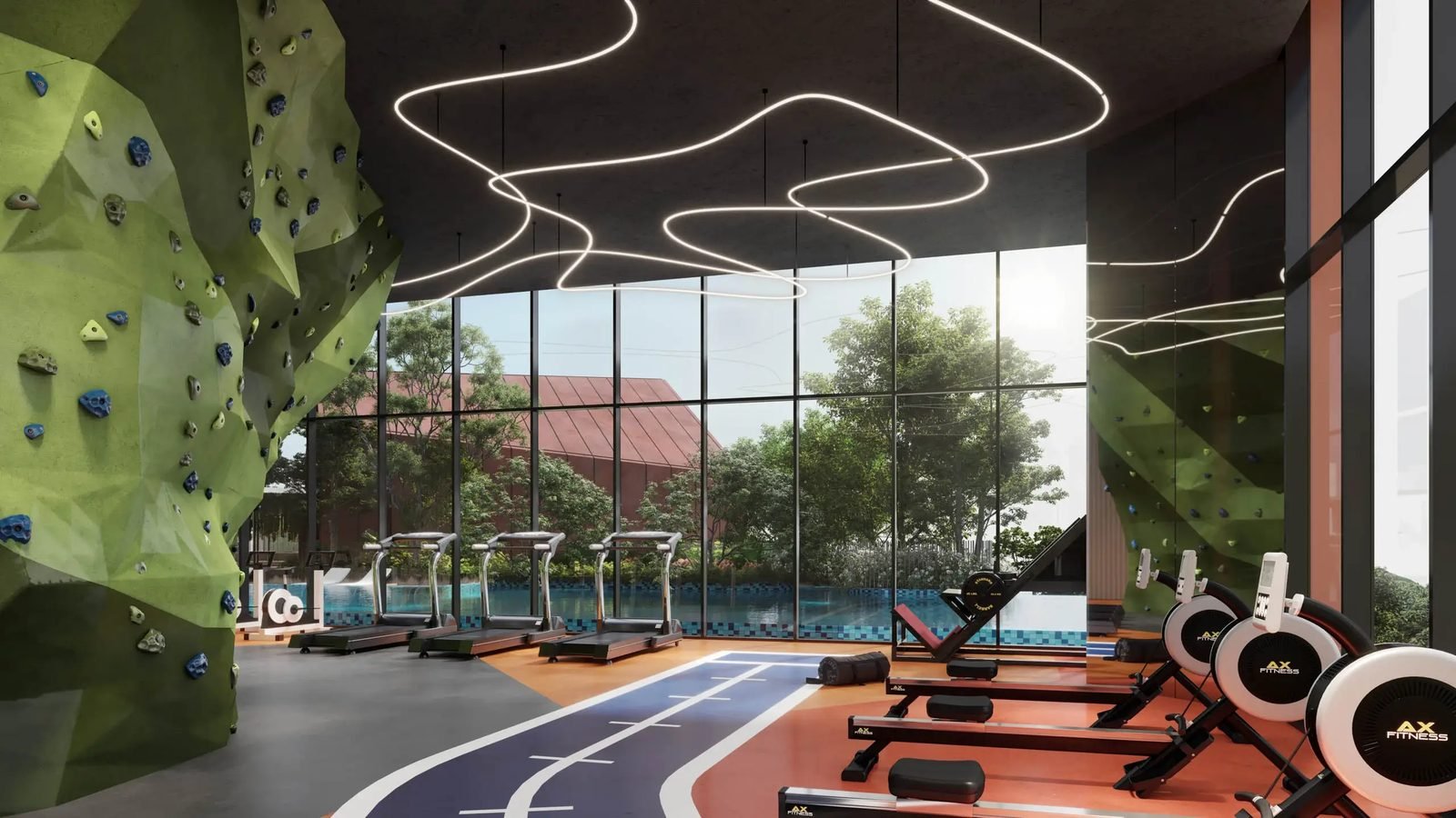 Bayu Damai Residence — Gymnasium, artist’s impression
