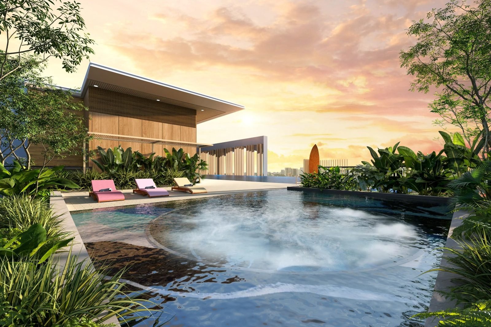 Causewayz Square @ JBCC — Infinity Jacuzzi, artist’s impression