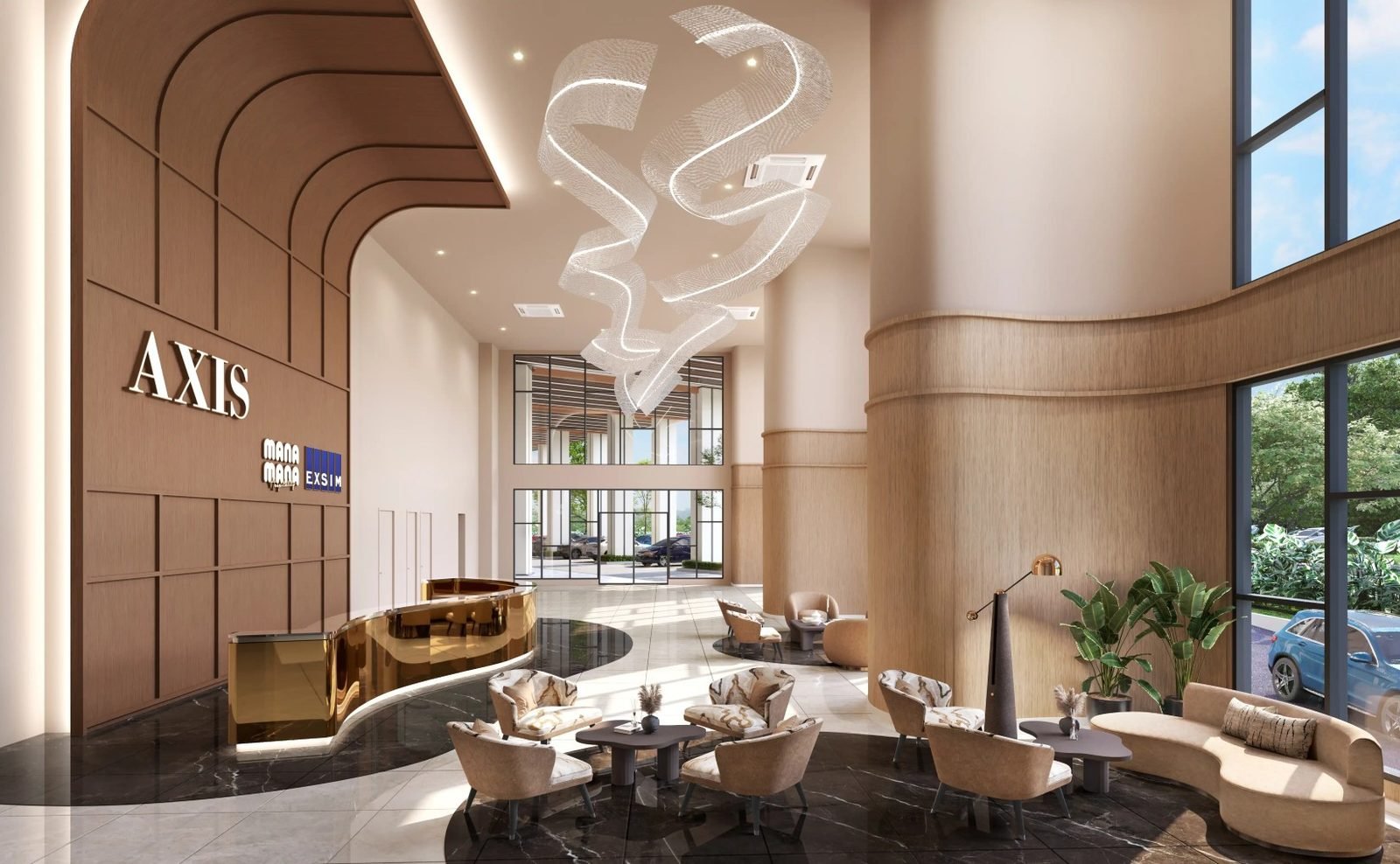 Causewayz Square @ JBCC — Axis Tower lobby, artist’s impression