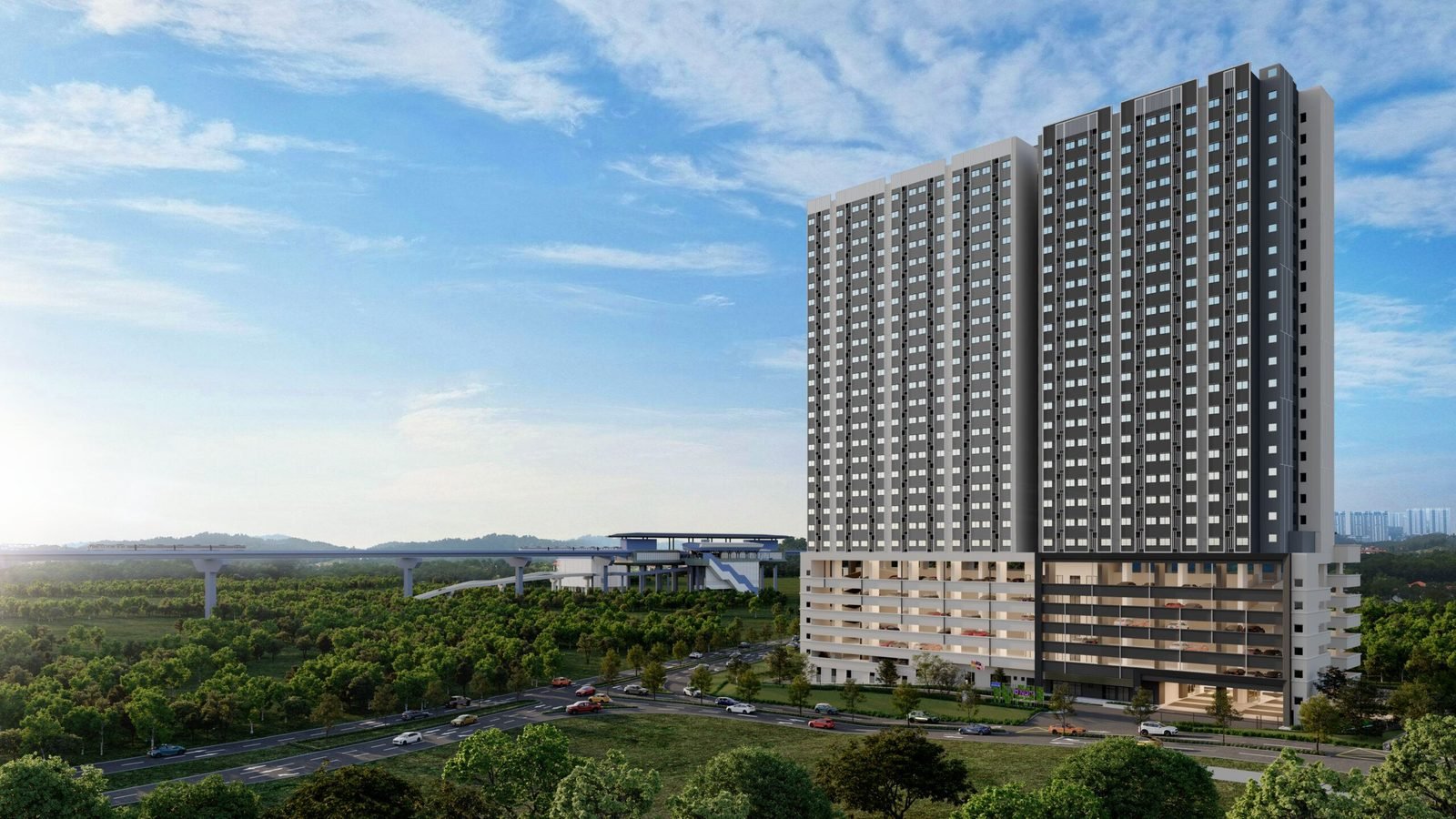 D’Nuri Residence — Evening view, artist’s impression