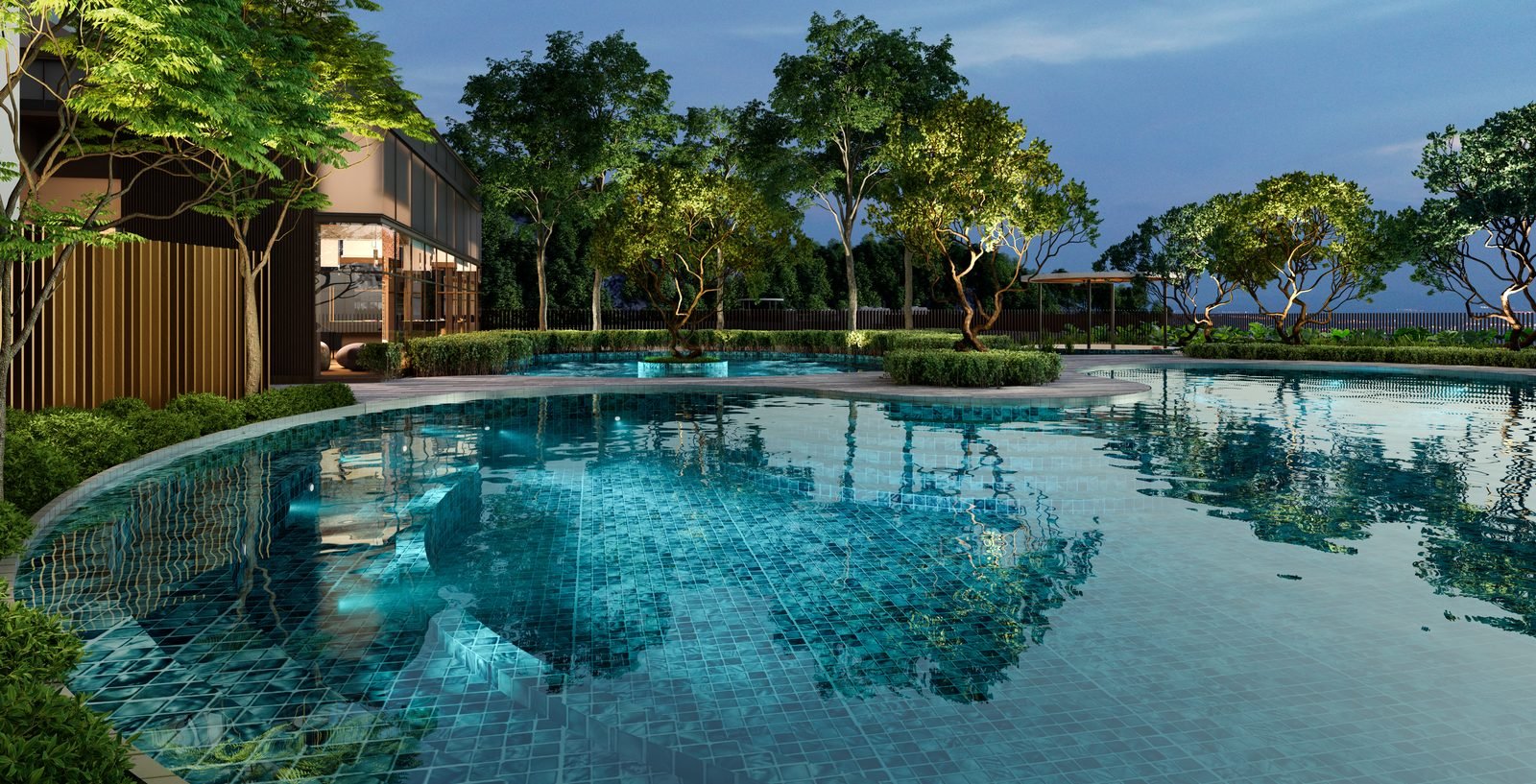 D’Tessera Residence @ Kepong — Serene pool, artist’s impression