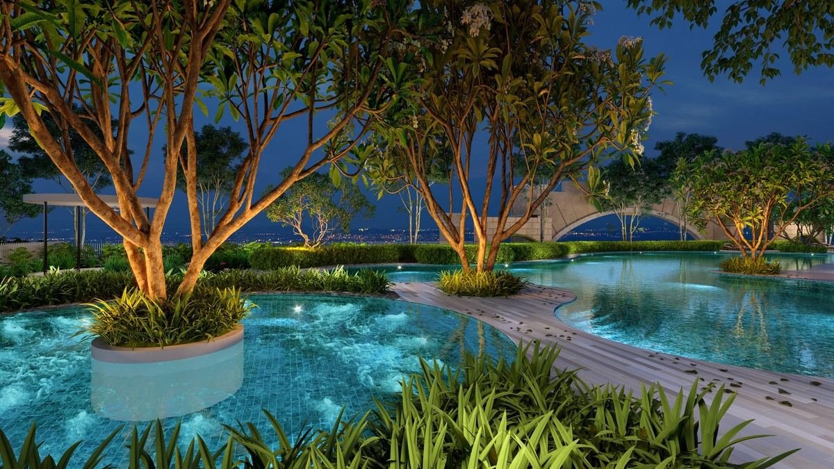 D’Tessera Residence @ Kepong — Jacuzzi, artist’s impression