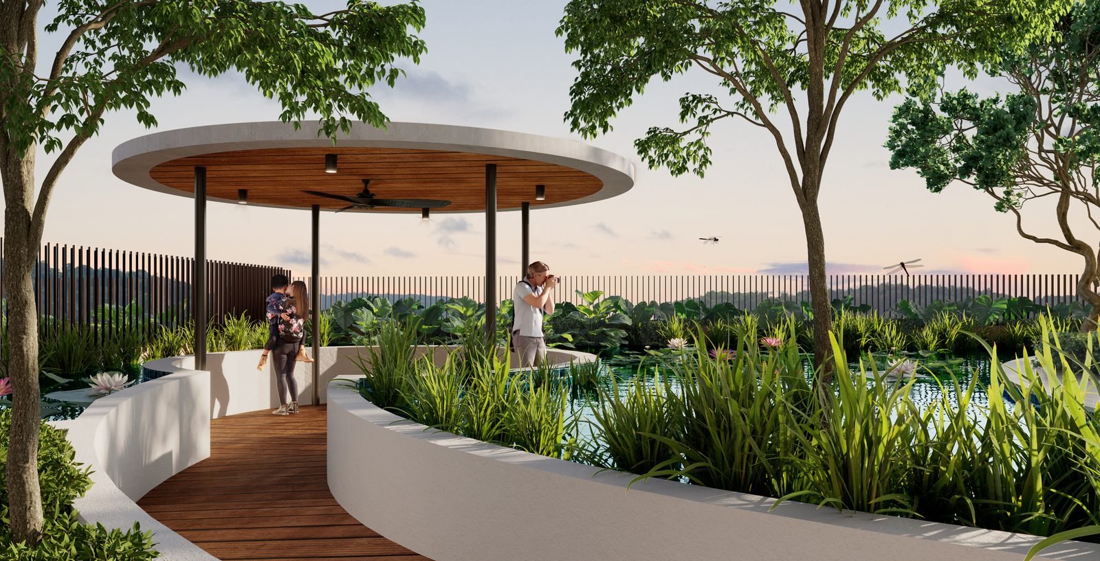 D’Tessera Residence @ Kepong — Sunken pavilion, artist’s impression
