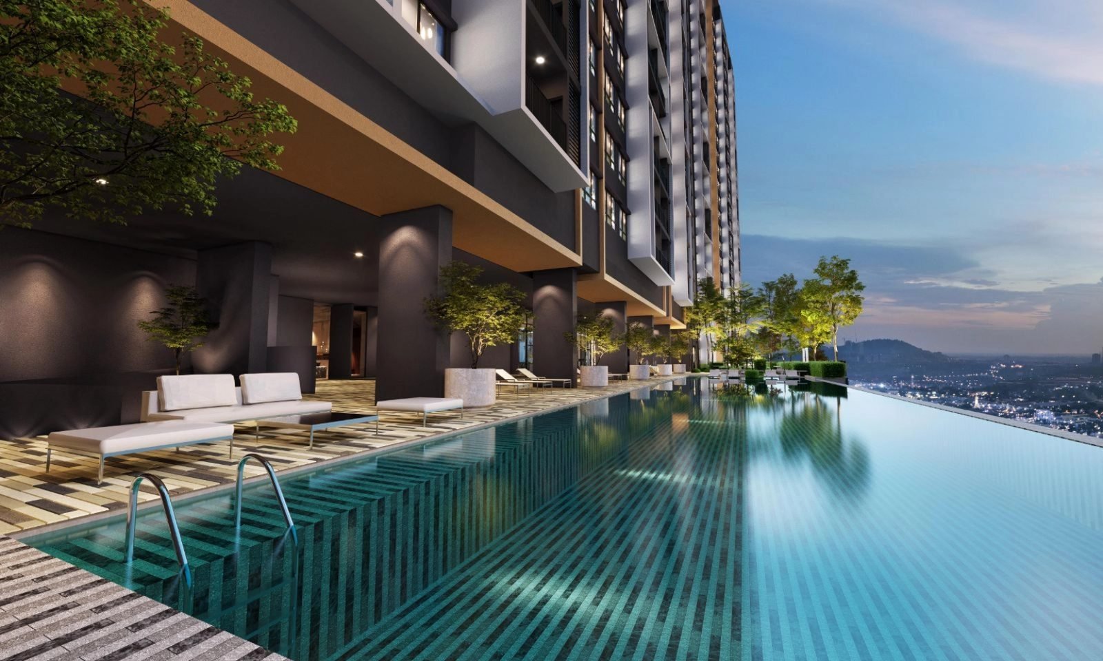 Devia Residence @ Kwasa Damansara — Pool outlook, artist’s impression