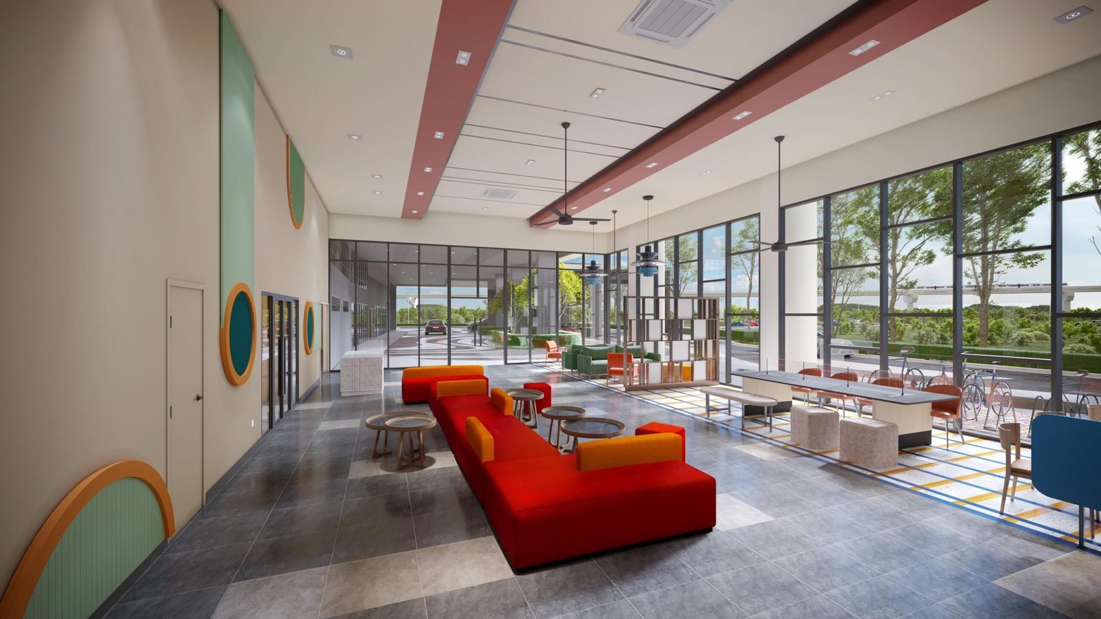 Devia Residence @ Kwasa Damansara — Residents’ lounge, artist’s impression