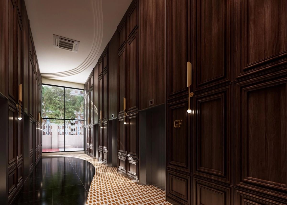 Kyliez Suites — Entrance corridor, artist's impression