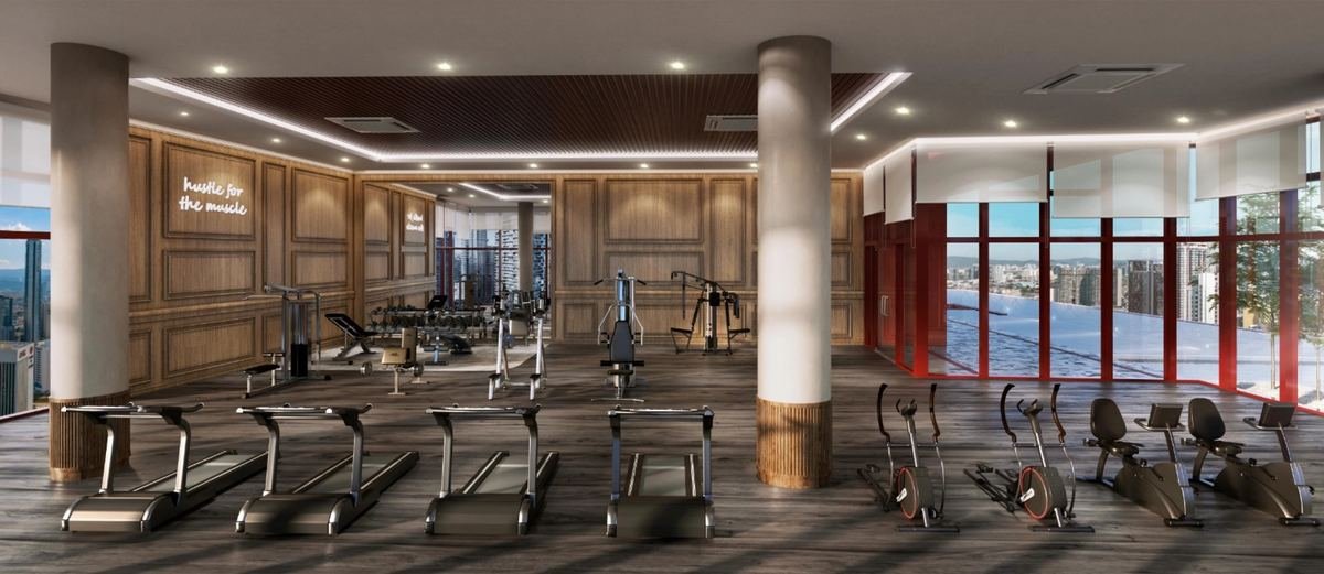 Kyliez Suites — Gymnasium, artist's impression
