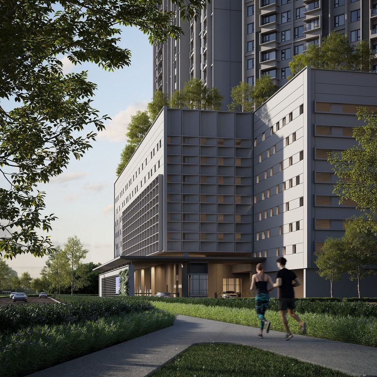 The Lighthauz @ Gelugor — Entrance, artist’s impression