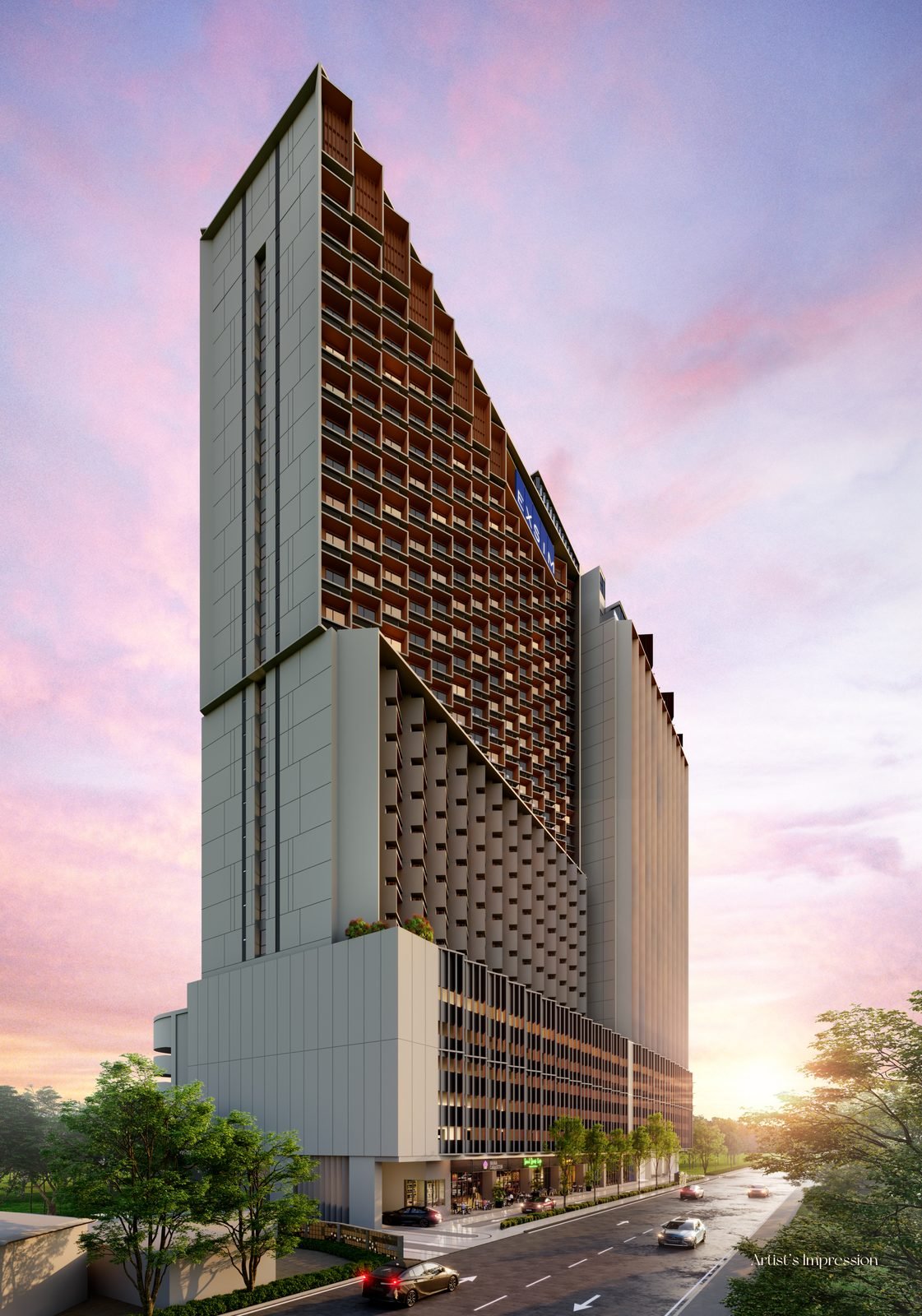 Noordinz Suites @ George Town — Noordinz Suites, artist’s impression