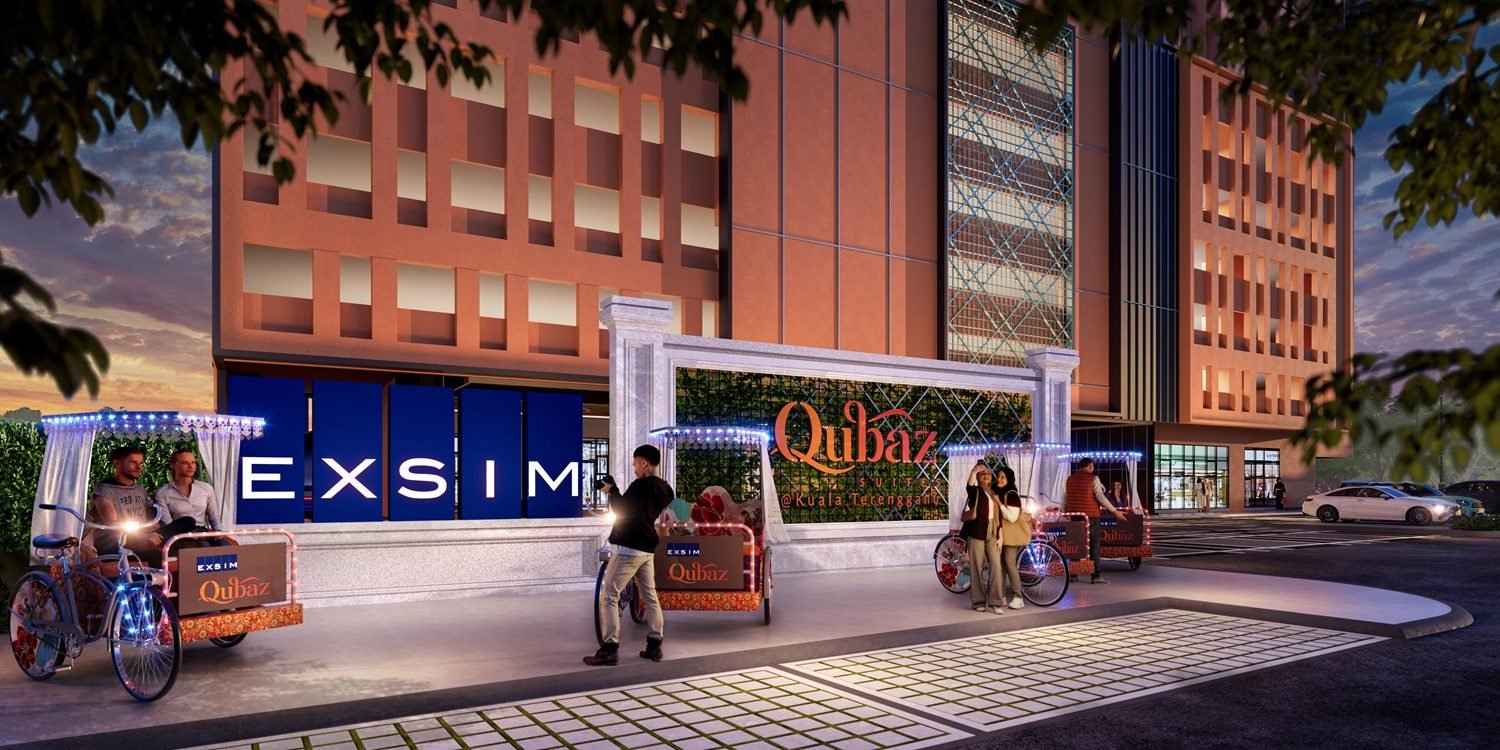 Qubaz Suites — Entrance statement, artist’s impression