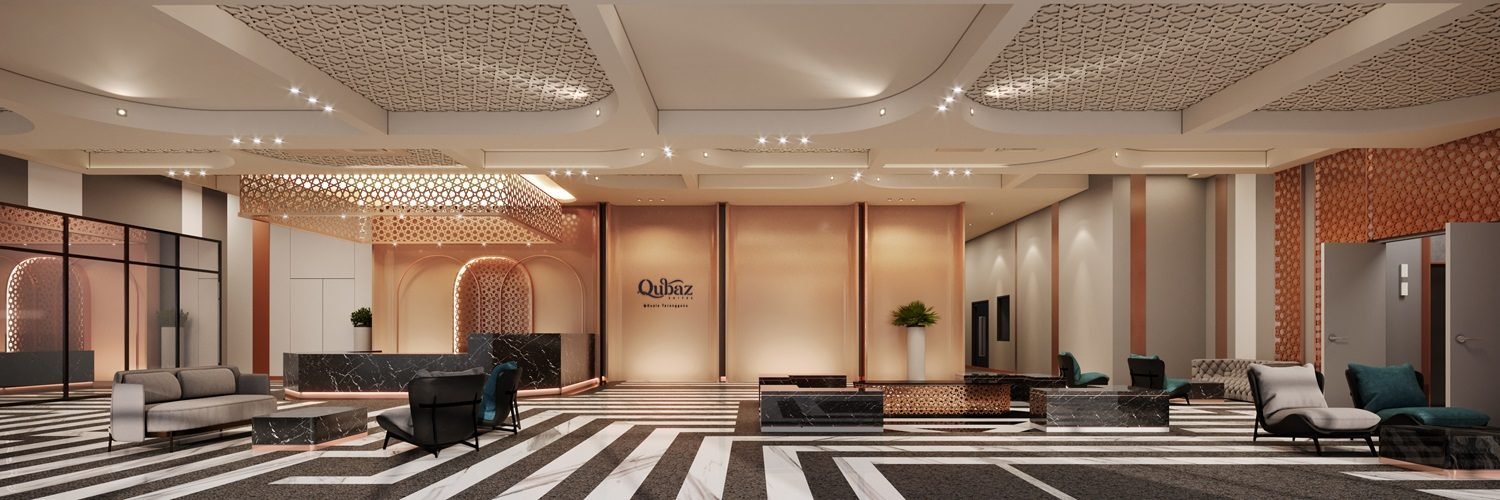 Qubaz Suites — Lobby lounge, artist’s impression