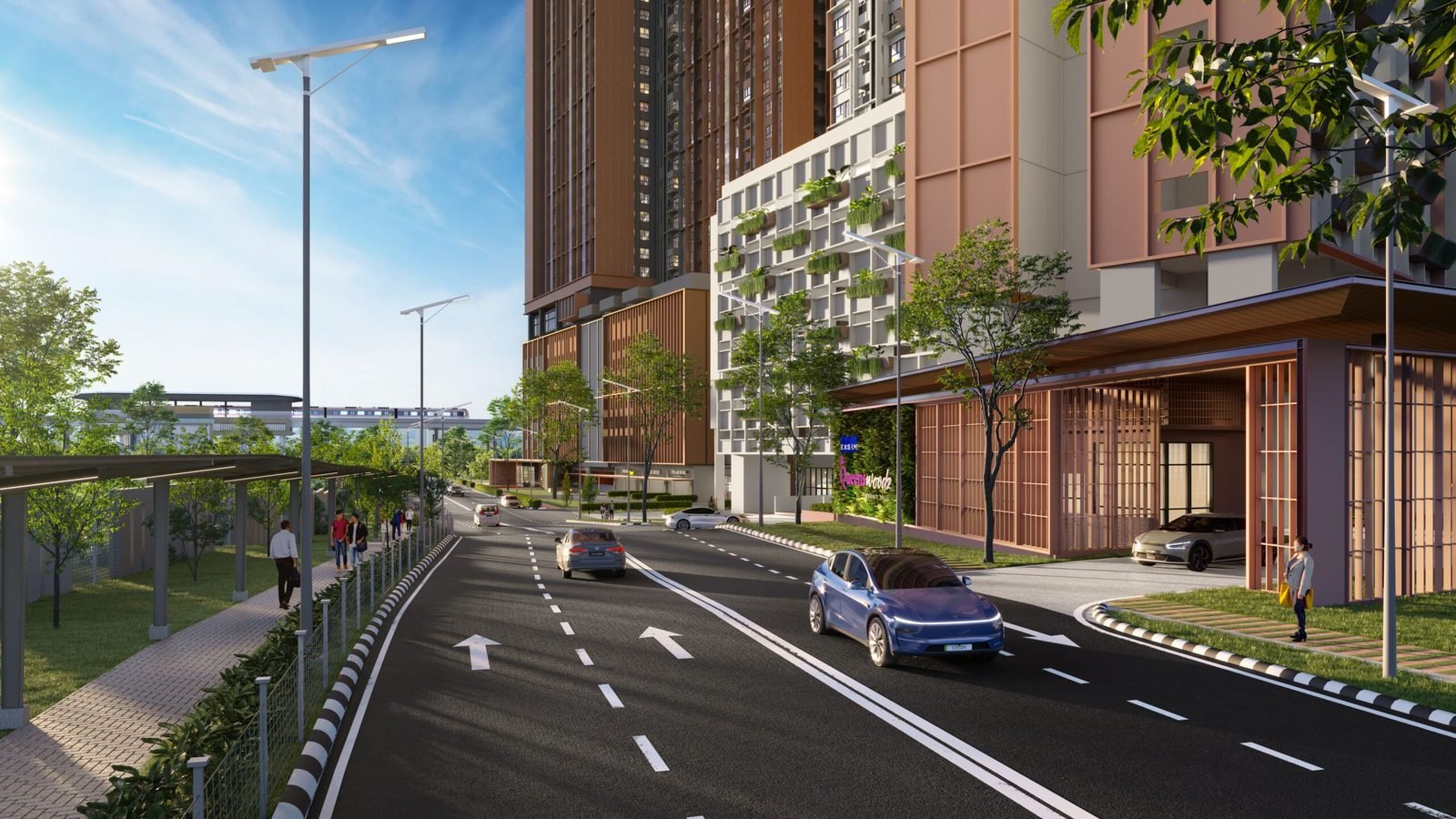 The Queenswoodz @ Bukit Jalil — Grand arrival, artist’s impression