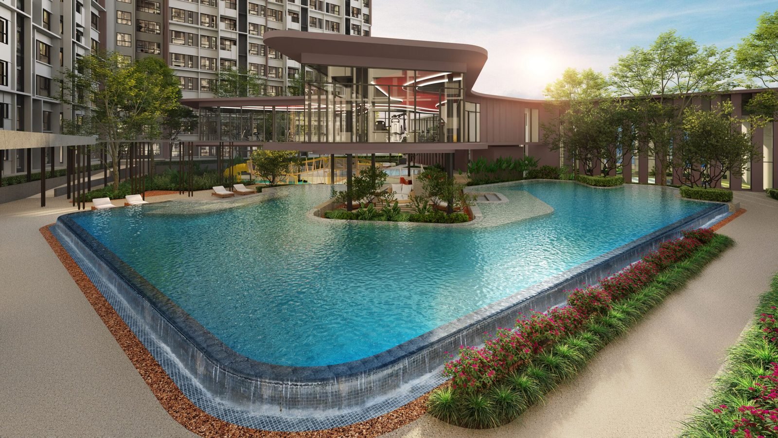 The Queenswoodz @ Bukit Jalil — Leisure pool, artist’s impression
