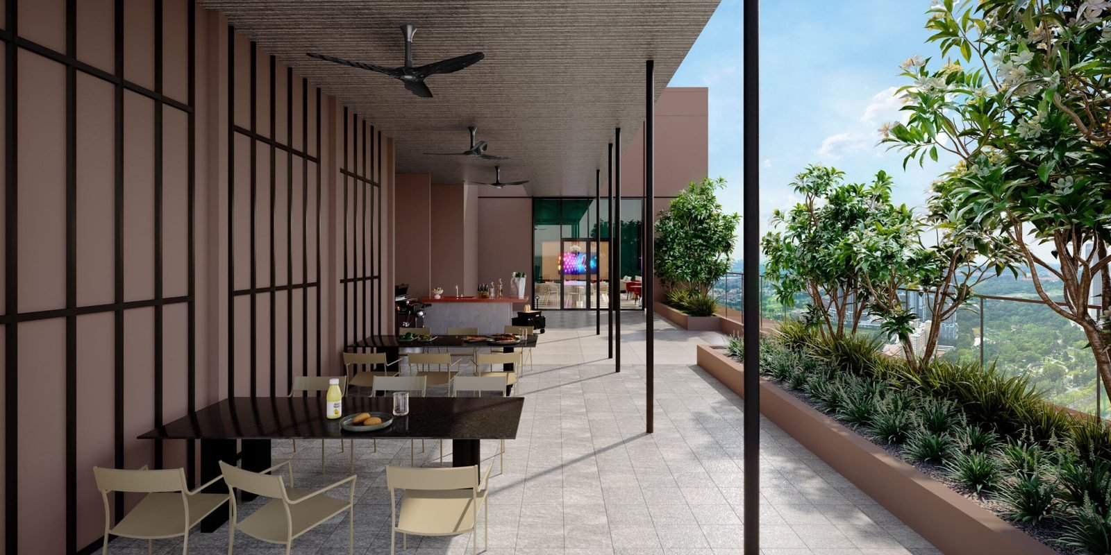 The Queenswoodz @ Bukit Jalil — Sky BBQ, artist’s impression