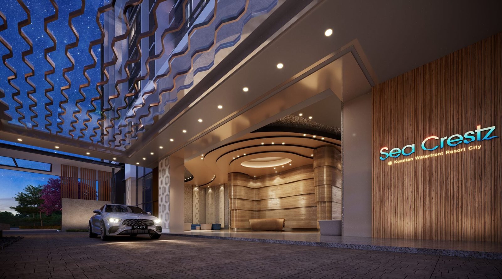 Seacrestz — Grand lobby, artist’s impression