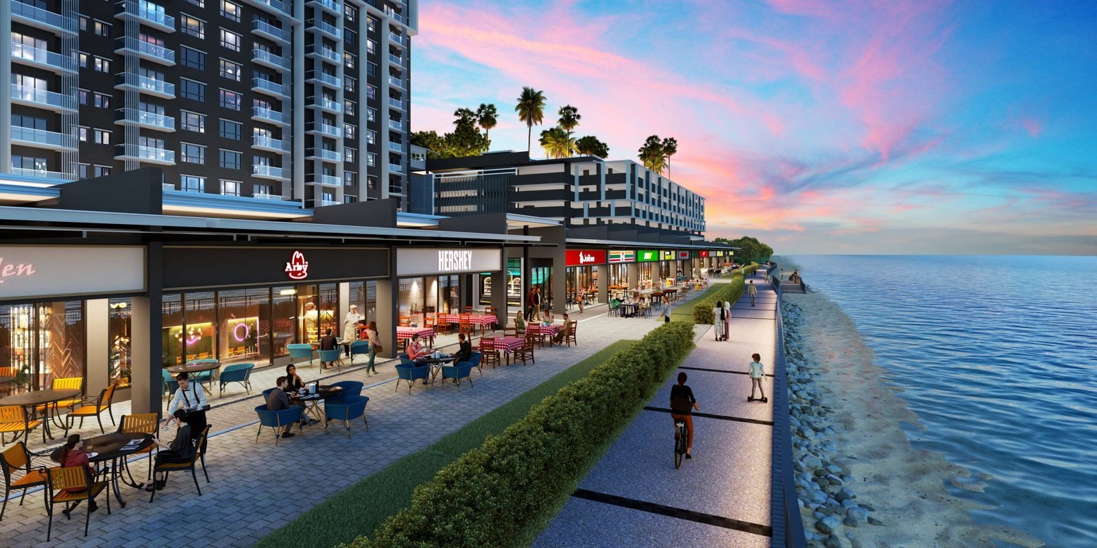 Seacrestz — Seaside Plaza, artist’s impression