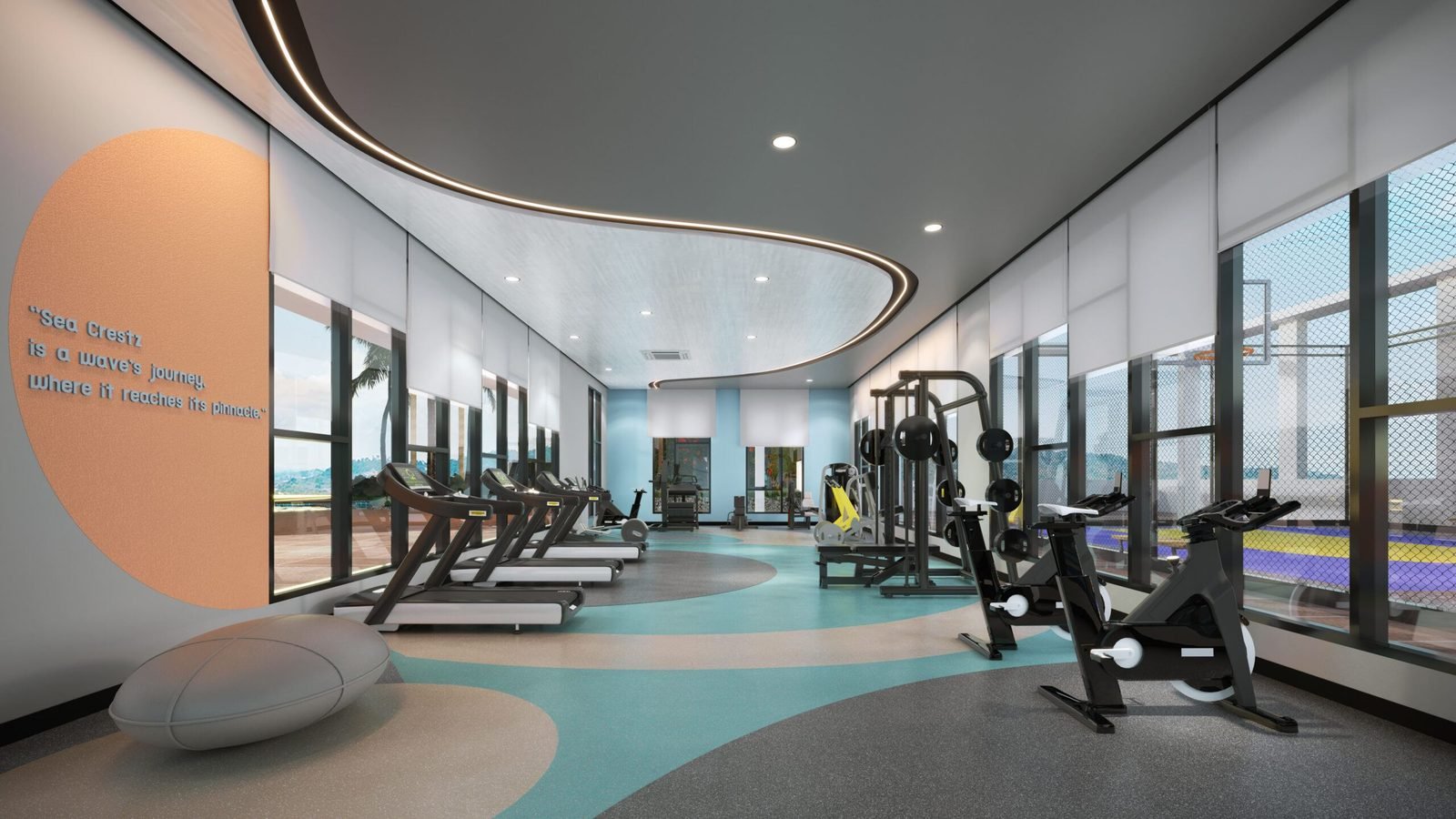 Seacrestz — Gymnasium, artist’s impression