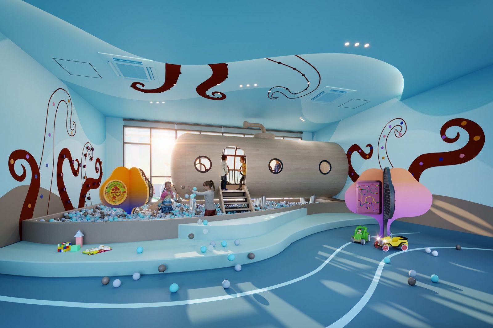 Seacrestz — Kids’ play room, artist’s impression