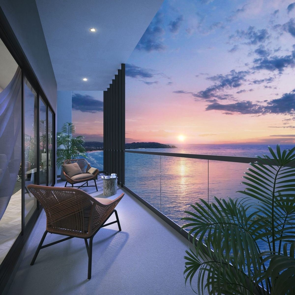 Seacrestz — Balcony view, artist’s impression