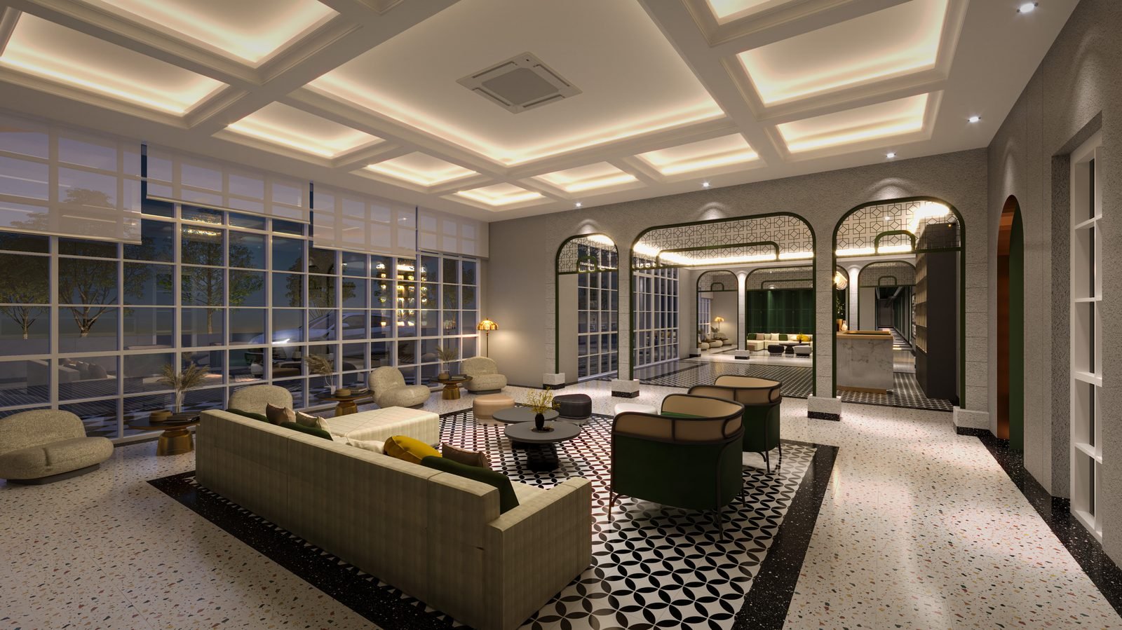 Stallionz Residence — Residents’ lounge, artist’s impression