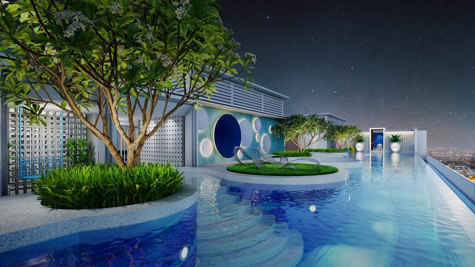 Stallionz Residence — Swimming pool, artist’s impression