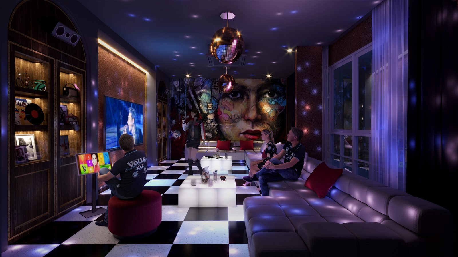 Stallionz Residence — Entertainment lounge, artist’s impression