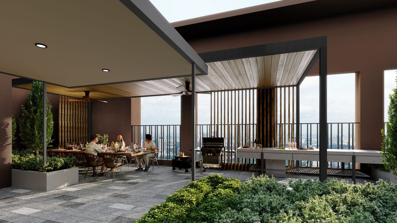 Vividz Residence @ Bukit Jalil — Grill Garden, artist’s impression